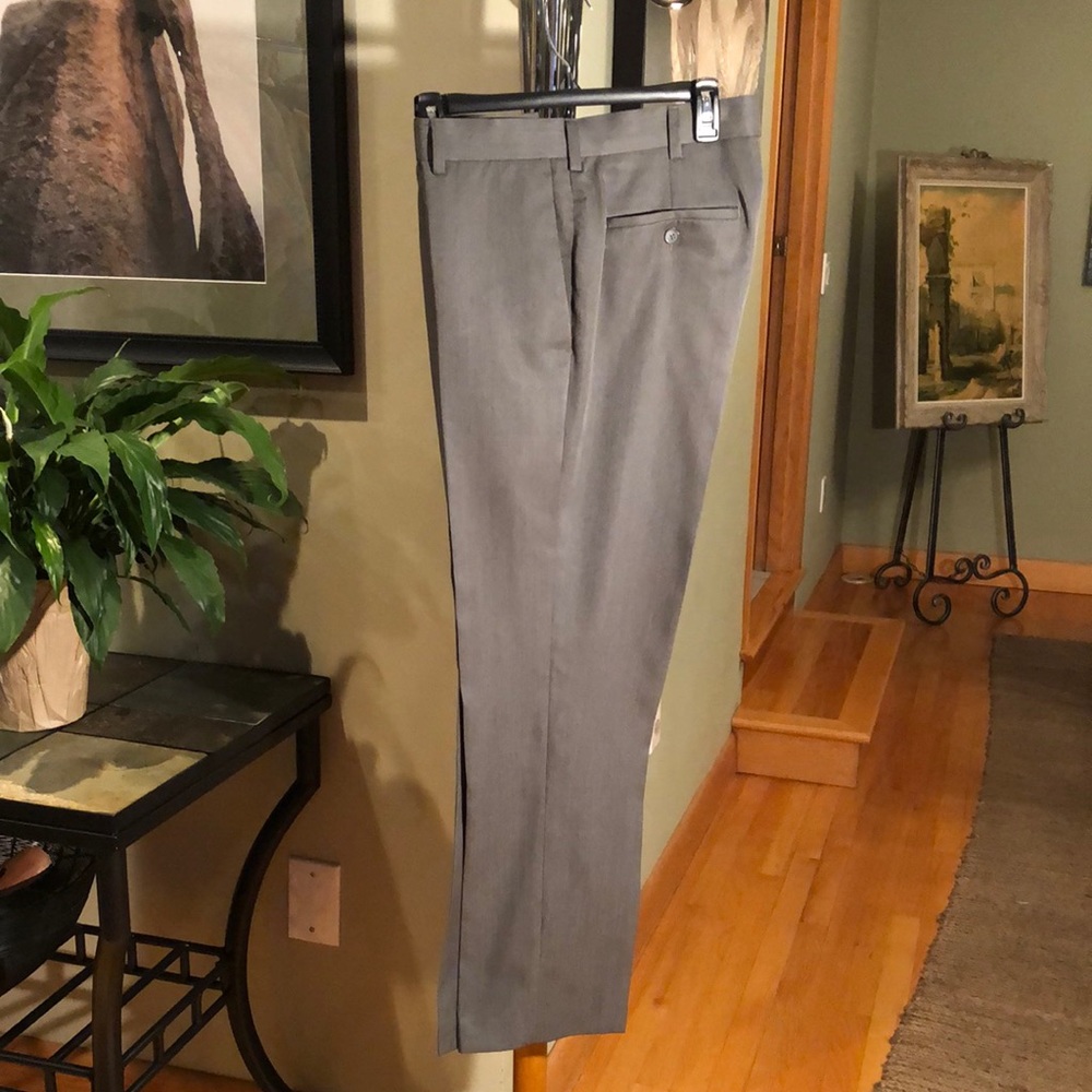 Men’s Structure Gray dress slacks.